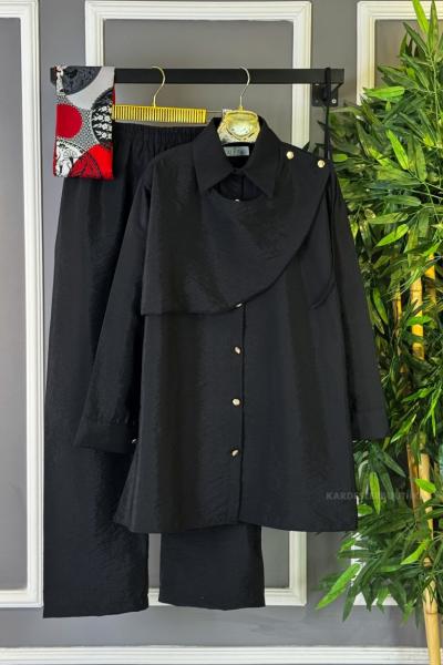 Alya İkili Takım Siyah