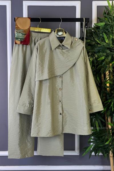 Alya İkili Takım Bej