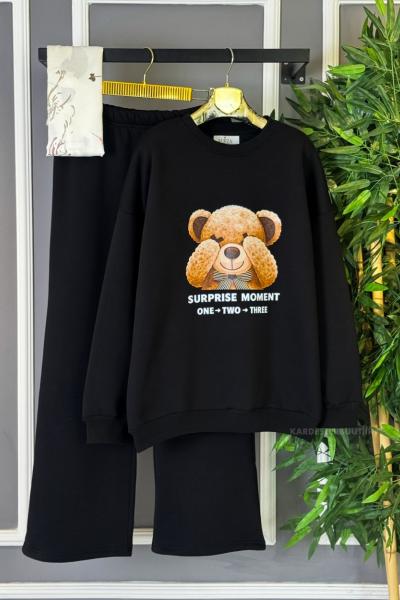 Ayıcık İkili Takım Siyah