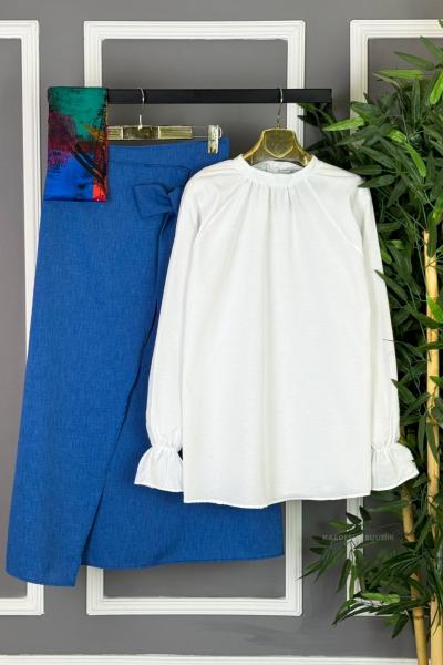 Basic Etekli İkili Takım Mavi