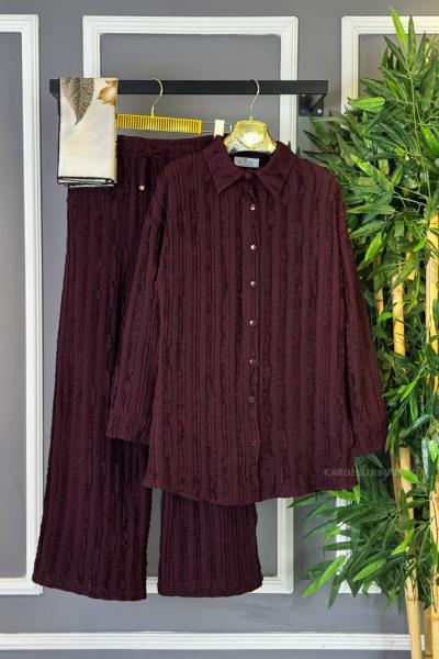 Bürümcük İkili Takım Bordo