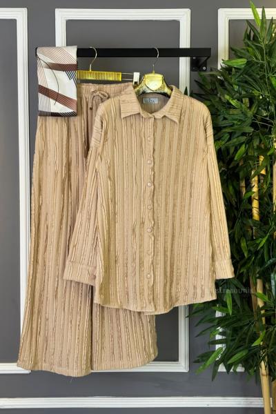 Bürümcük İkili Takım Taş Rengi