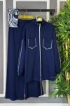 Dikiş Detaylı İkili Takım Lacivert