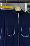 Dikiş Detaylı İkili Takım Lacivert