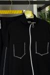 Dikiş Detaylı İkili Takım Siyah
