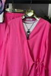 Eliz Kimono Takım  Pembe