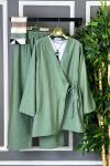 Eliz Kimono Takım  Mint Yeşili