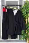 Eliz Kimono Takım  Siyah