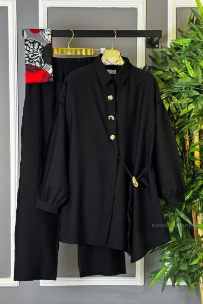 Elmas İkili Takım Siyah