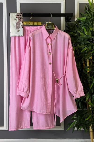 Elmas İkili Takım Pembe