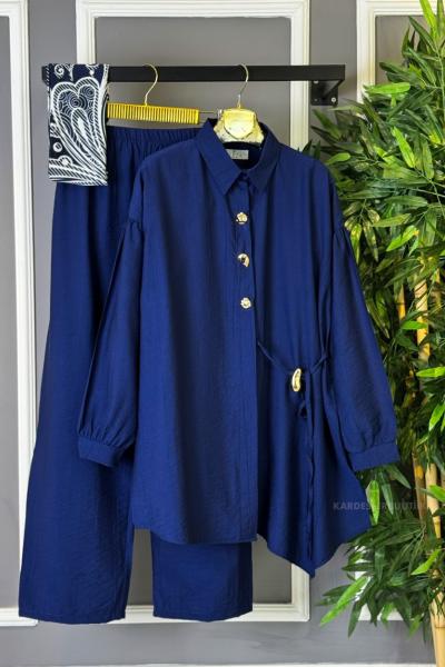 Elmas İkili Takım Lacivert