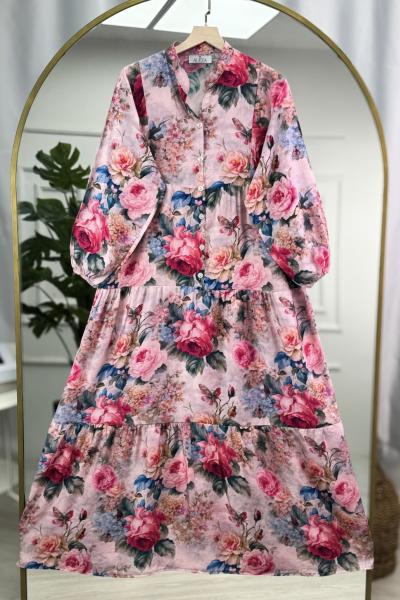 Gül Elbise Pembe