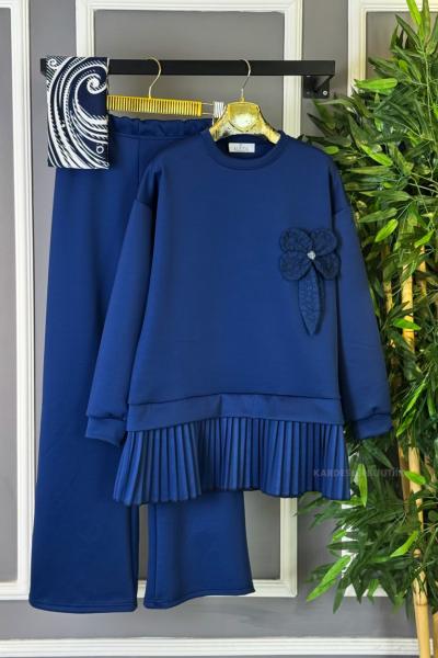 Gül İkili Takım Lacivert