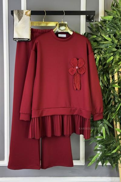 Gül İkili Takım Kırmızı