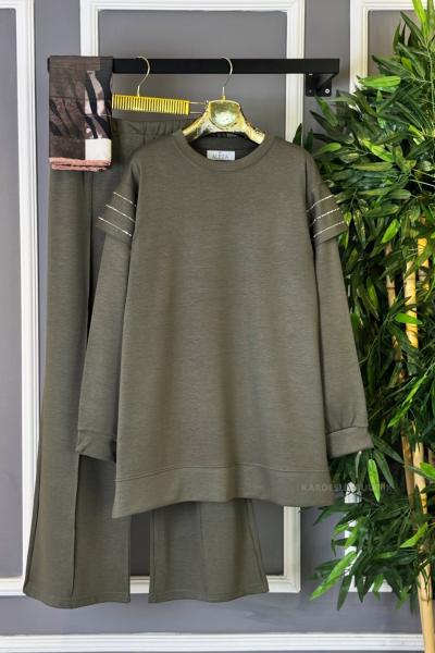 Omuz Şeritli İkili Takım Yeşil