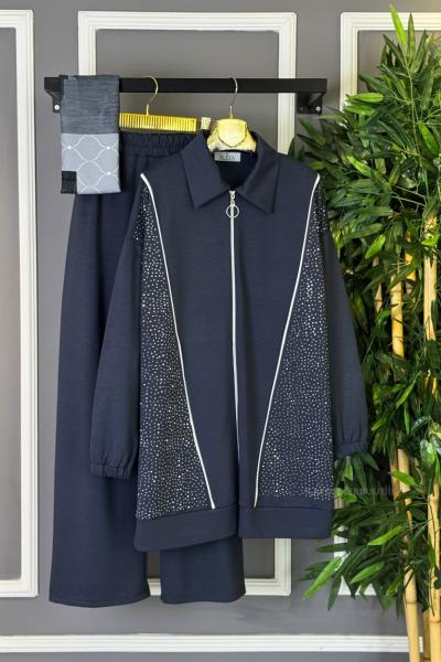 Pullu İkili Takım Antrasit