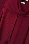 Üçlü Fitilli Triko Takım  Bordo
