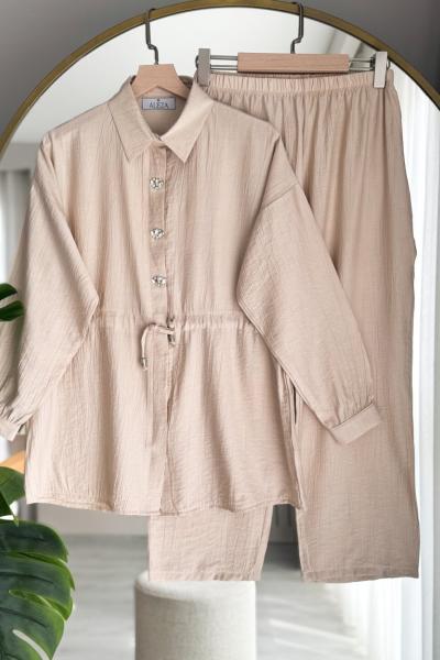 Zümrüt İkili Takım Taş Rengi